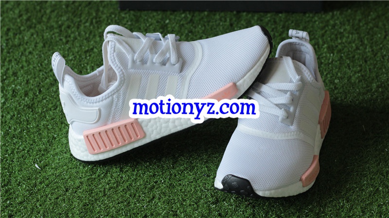 Real Boost Adidas NMD R1 PK White Pink